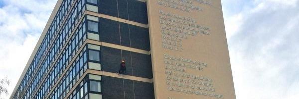 Sheffield RAG Charity Abseil - Owen Building