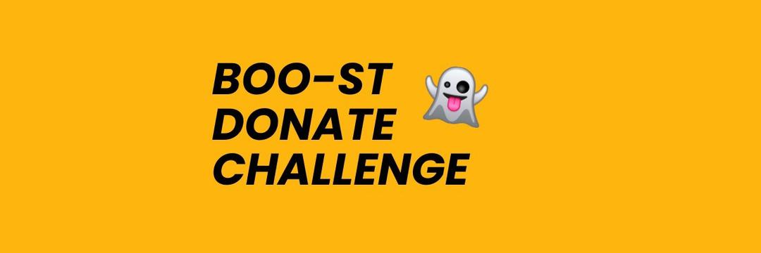 BOO-ST DONATE HALLOWEEN CHALLENGE